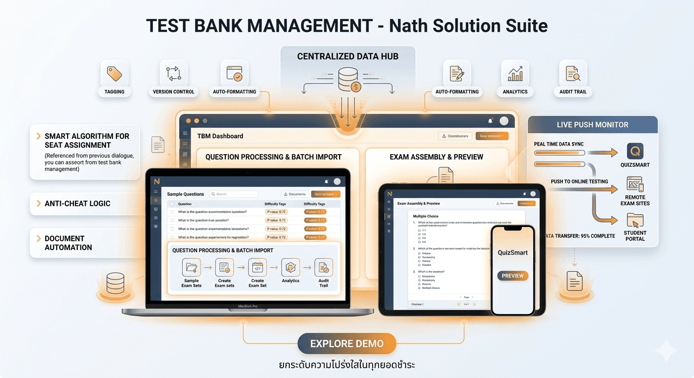 Exam Management System Dashboard